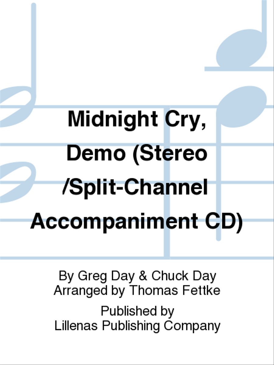 Midnight Cry, Demo (Stereo/Split-Channel Accompaniment CD) 4-Part scores gallery preview page 1