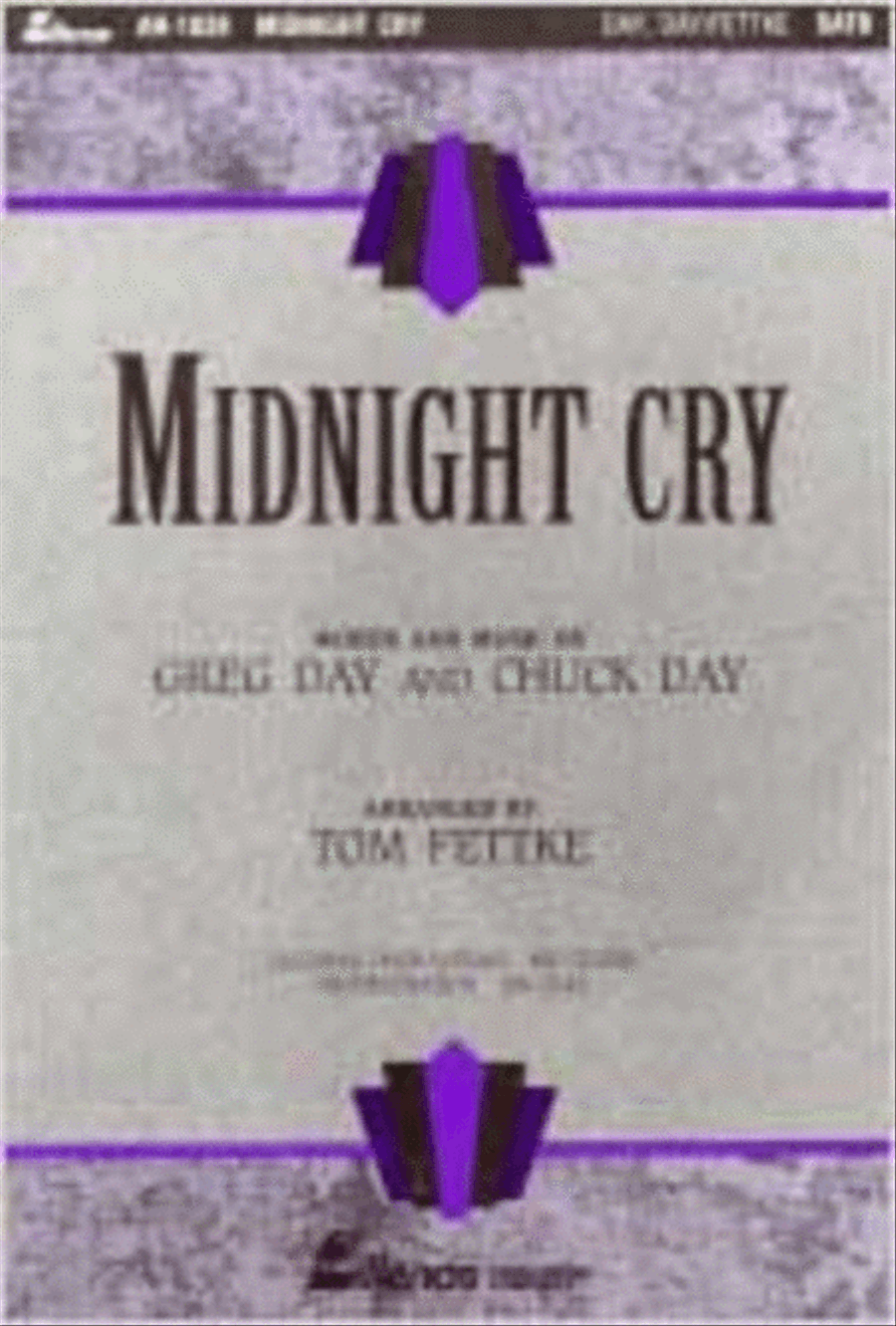 Midnight Cry (Orchestration) Choir scores gallery preview page 1