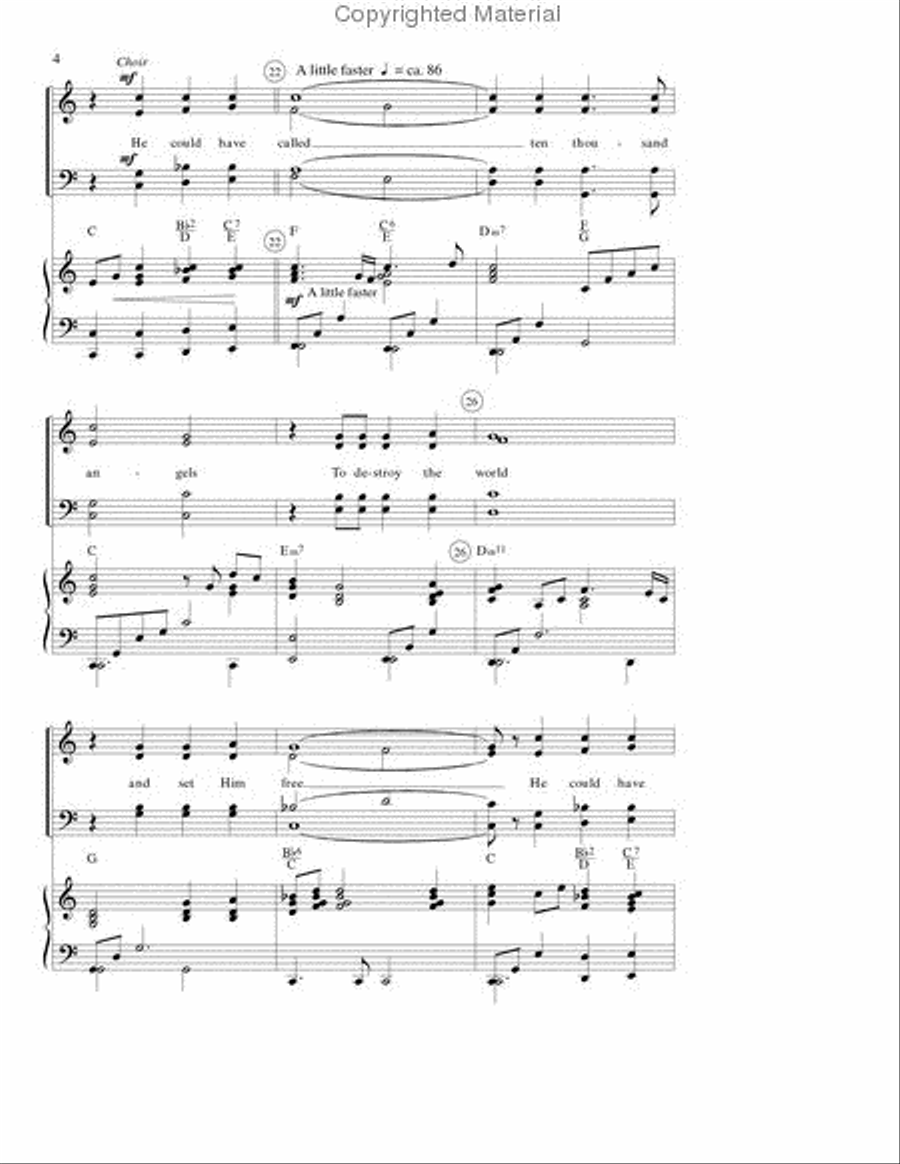 Ten Thousand Angels (Anthem) 4-Part scores gallery preview page 2