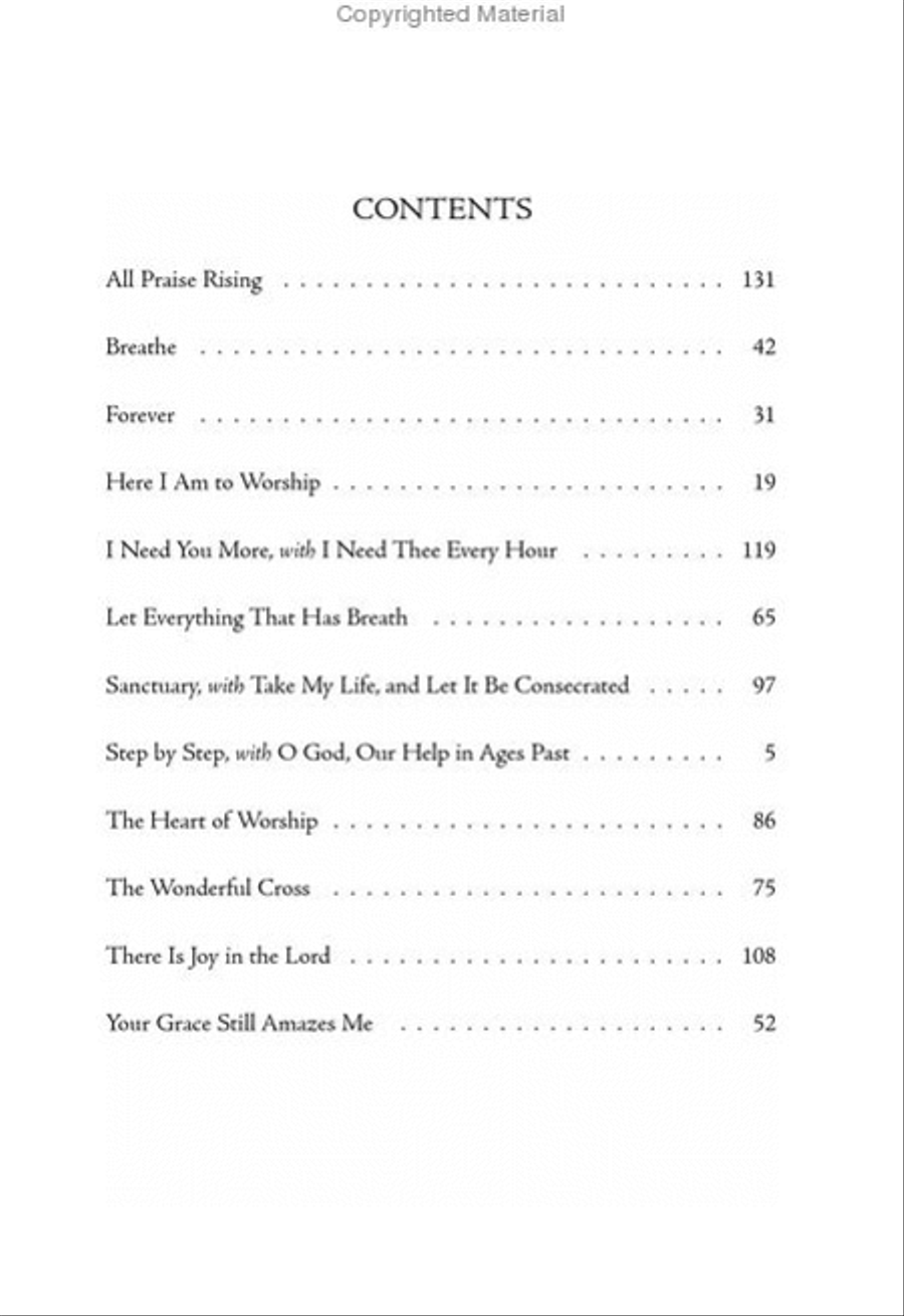 The Top Twelve (Book) 4-Part scores gallery preview page 2