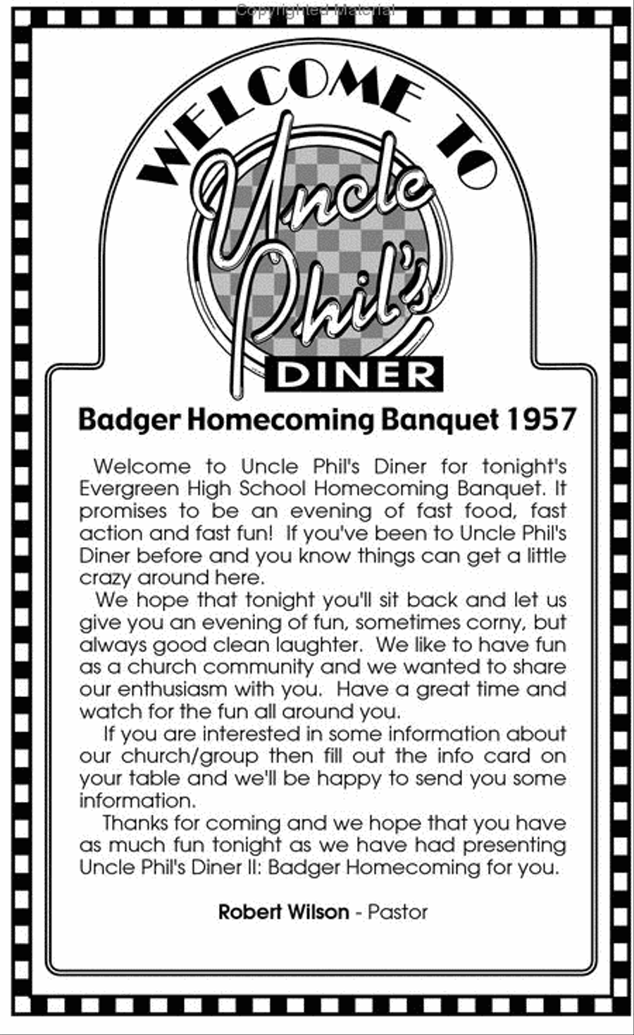 Uncle Phil's Diner 2, Interactive Dinner Theatre Collection / Songbook scores gallery preview page 12