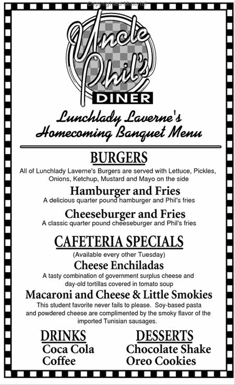 Uncle Phil's Diner 2, Interactive Dinner Theatre Collection / Songbook scores gallery preview page 11