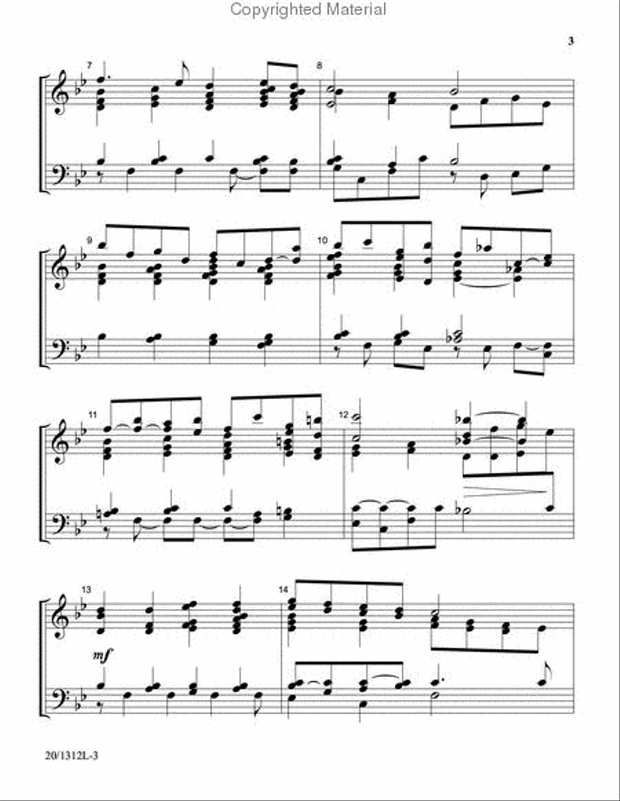 Hail the Day That Sees Him Rise 3-Octaves scores gallery preview page 3