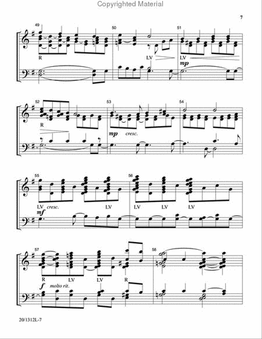 Hail the Day That Sees Him Rise 3-Octaves scores gallery preview page 7