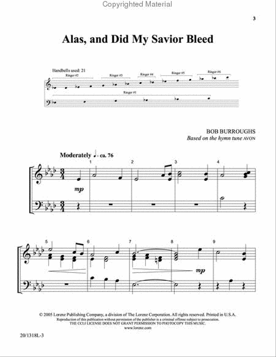 Six or More for Lent and Easter 3-Octaves scores gallery preview page 3