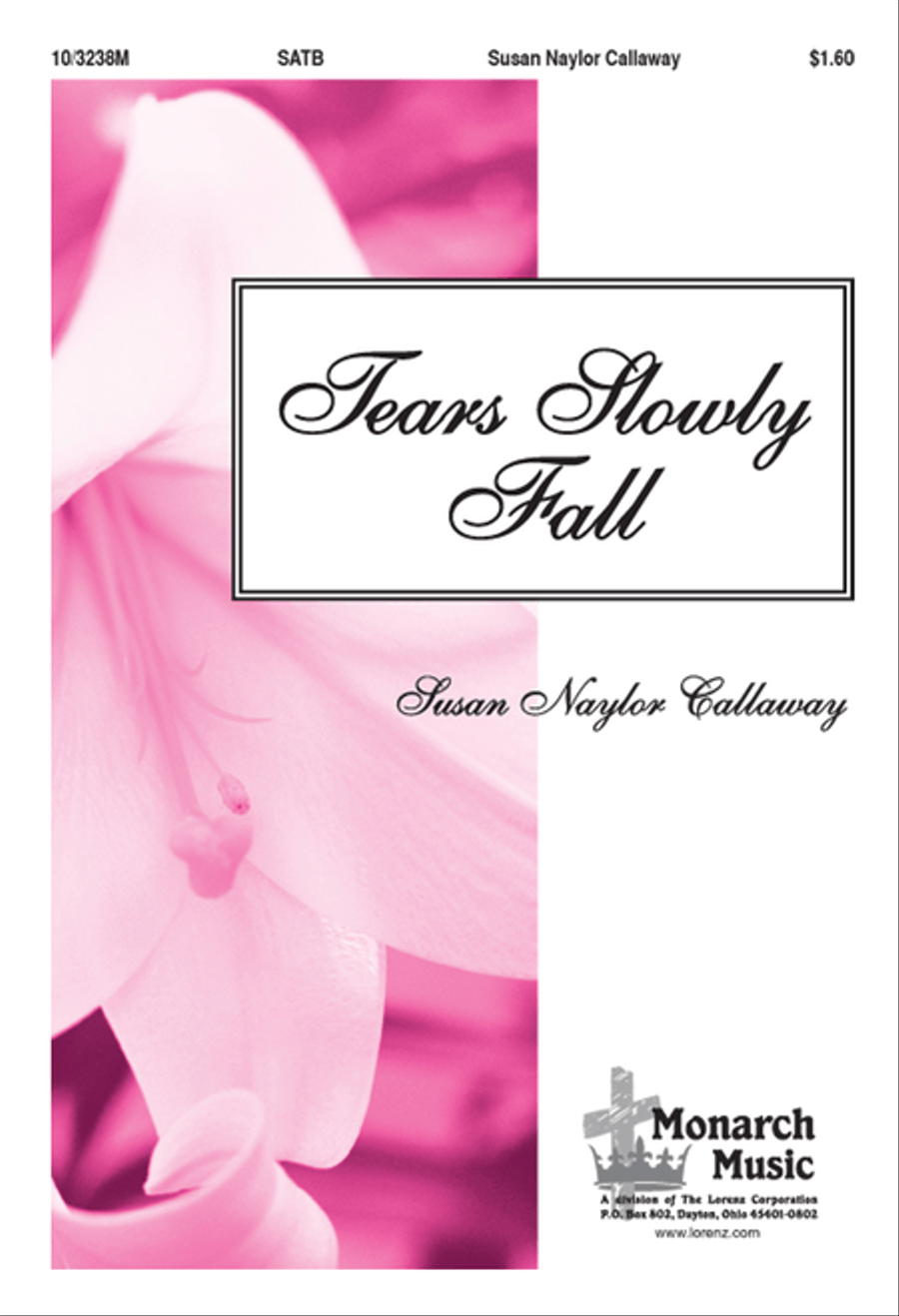 Tears Slowly Fall 4-Part scores gallery preview page 1