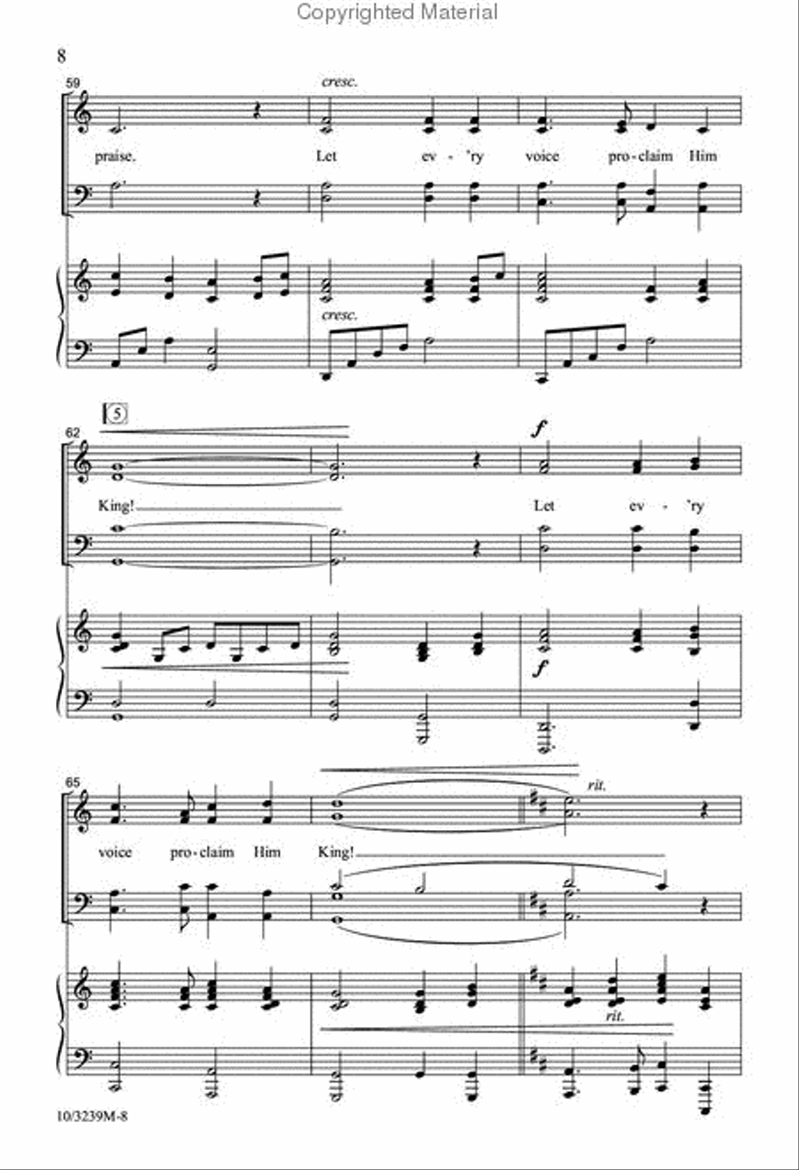 The Kingdom of God Will Reign Divisi scores gallery preview page 8