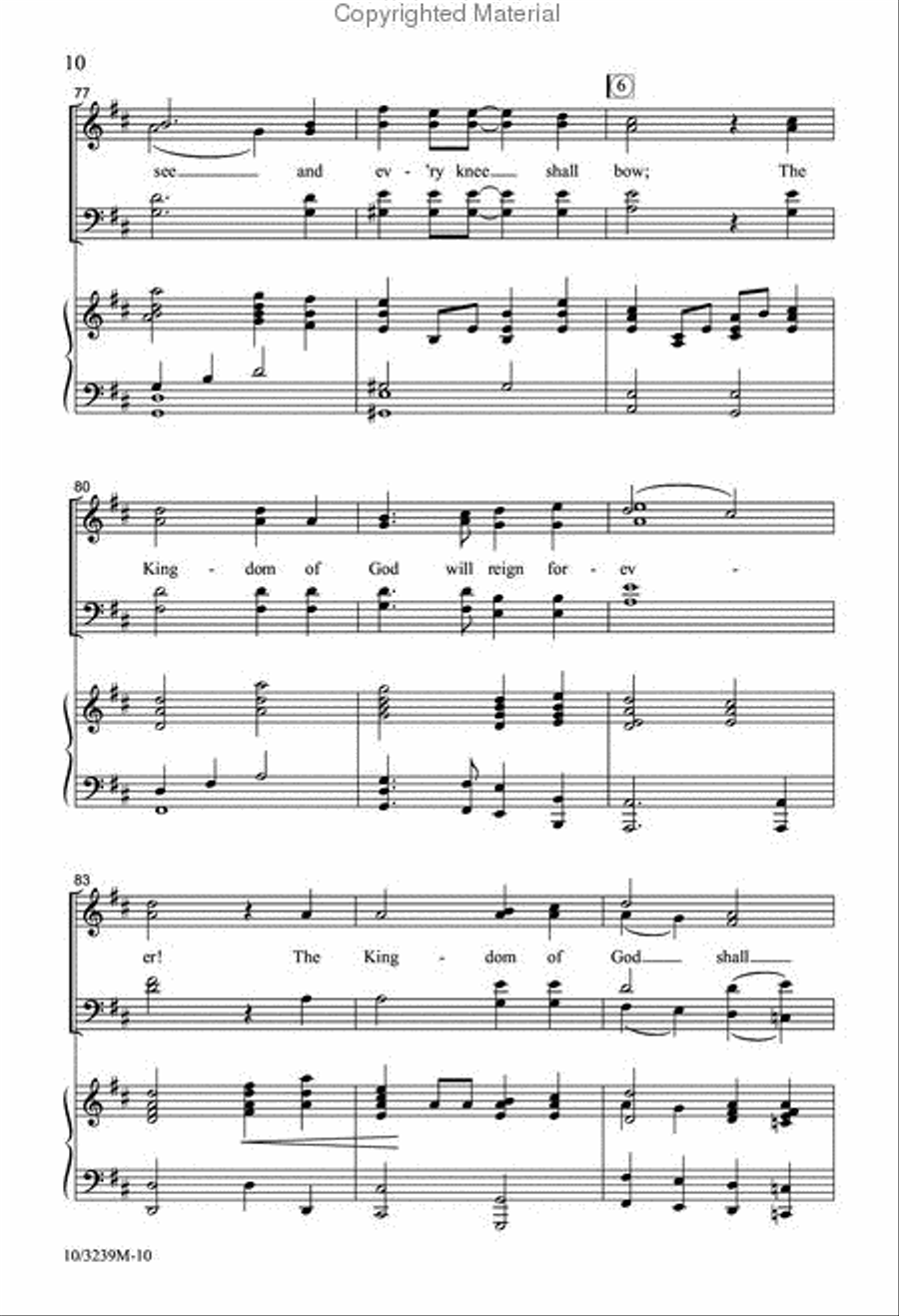 The Kingdom of God Will Reign Divisi scores gallery preview page 10