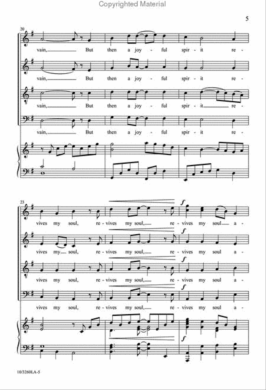 There Is a Balm in Gilead 4-Part scores gallery preview page 5