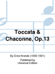 Toccata & Chaconne, Op. 13