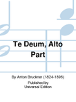 Te Deum, Alto Part