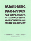Songs, 4, Op. 2