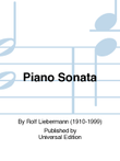 Piano Sonata