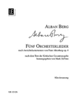 Altenberg Lieder, Op. 4 Vocal