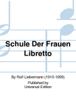 Schule Der Frauen Libretto