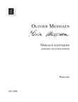Oiseaux Exotiques Piano Part