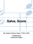 Salve, Score