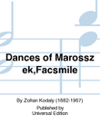 Dances of Marosszek,Facsmile mini preview