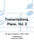 Transcriptions, Pf, Vol. 2