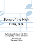 Song of the High Hills, S.S.