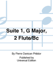 Suite 1, G Major, 2 Fl/Bc mini preview