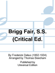 Brigg Fair, S.S. (Critical Ed.