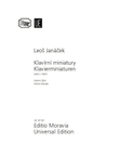 Piano Miniatures Vol. 1