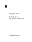 Six Poems By F Nietzsche