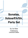 Sonata No. 1 for 2 Oboes, Sonata No. 2 for 2 English Horns