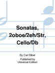 Sonata No. 1 for 2 Oboes, Sonata No. 2 for 2 English Horns