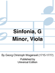 Sinfonia, G Minor, Viola