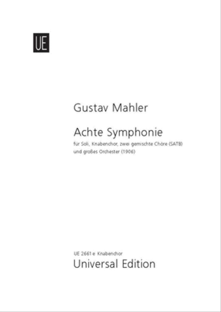 Symphony No. 8 Symphony No. 8 Children's Choir scores gallery preview page 1