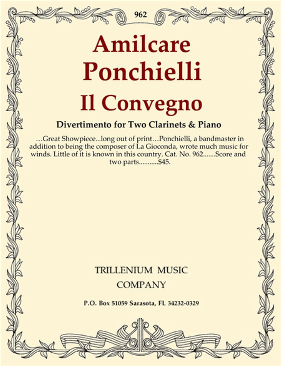 Il Convegno Clarinet Duet scores gallery preview page 1