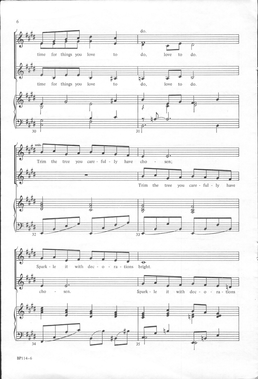 Christmas Once Again (SSA) SSA scores gallery preview page 5