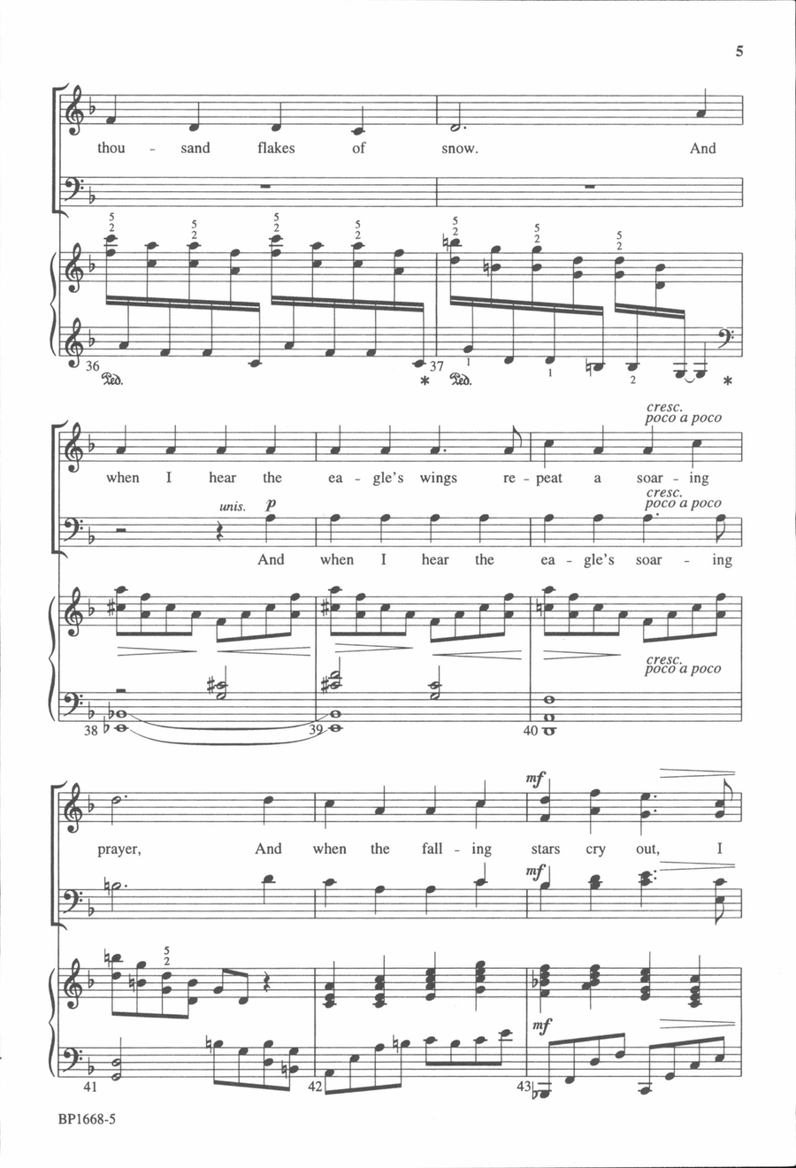 A Call to Silence A Call to Silence 4-Part scores gallery preview page 5