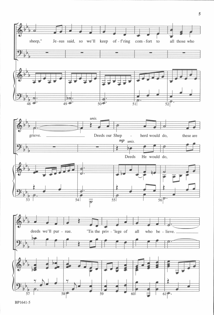 All Who Believe All Who Believe 4-Part scores gallery preview page 5