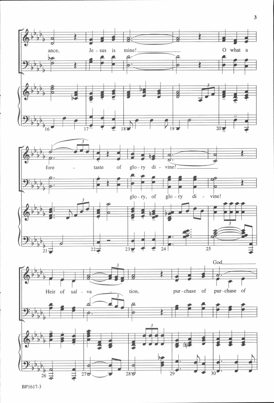 Blessed Assurance Blessed Assurance 4-Part scores gallery preview page 3