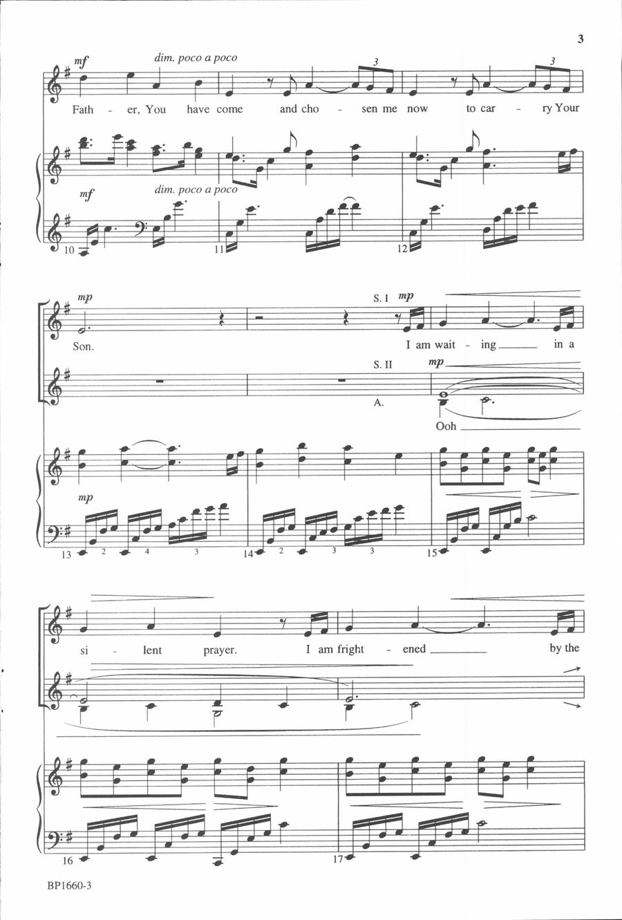 Breath of Heaven - SSA Breath of Heaven - SSA SSA scores gallery preview page 5