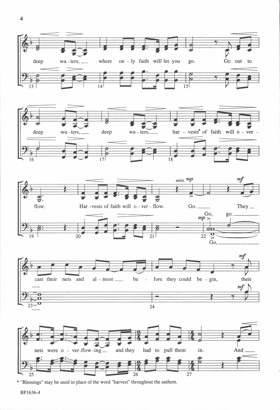 Deep Waters Deep Waters 4-Part scores gallery preview page 3