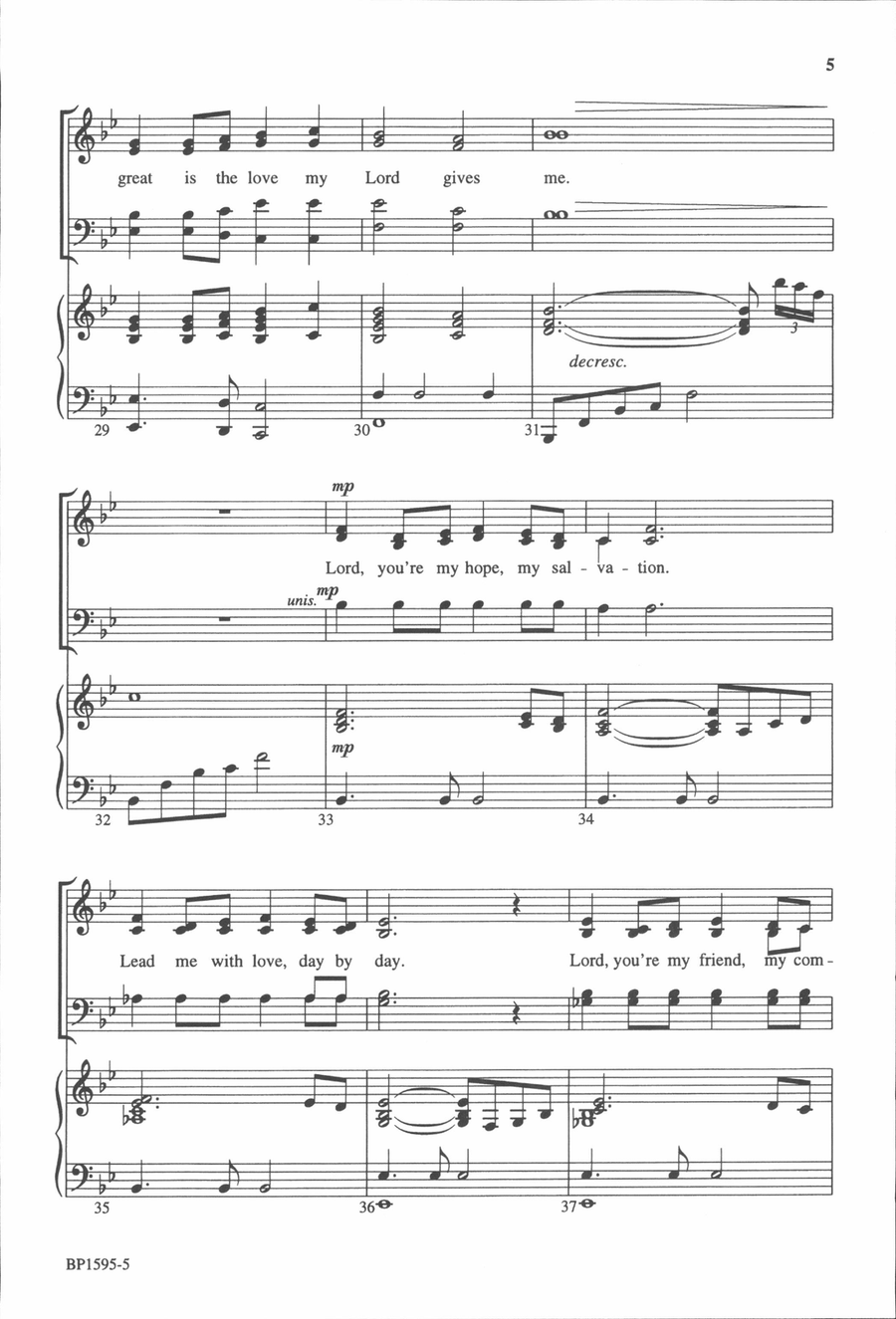 Great Is the Lord Great Is the Lord 4-Part scores gallery preview page 5