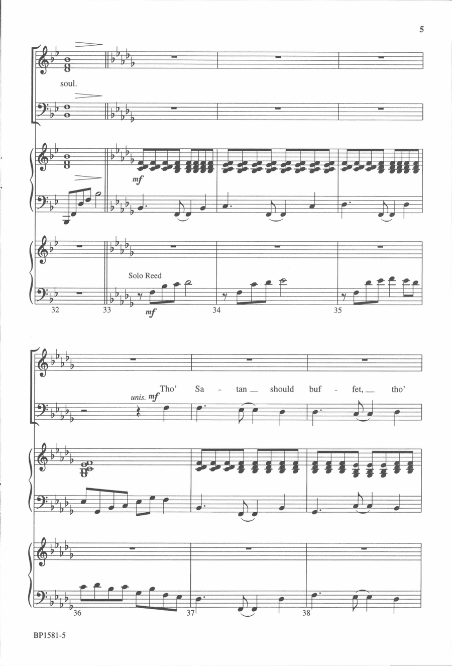 It Is Well with My Soul - Hayes 4-Part scores gallery preview page 5