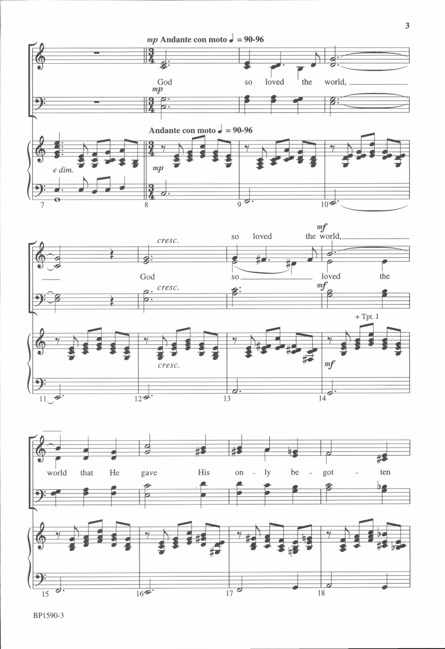 Lift High the Cross Lift High the Cross 4-Part scores gallery preview page 3