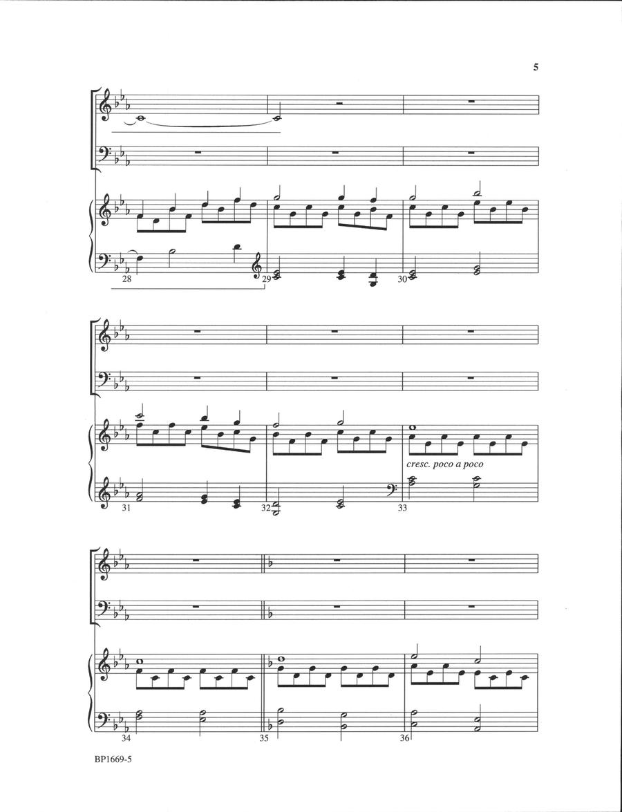 On Jordan's Stormy Banks On Jordan's Stormy Banks 4-Part scores gallery preview page 5