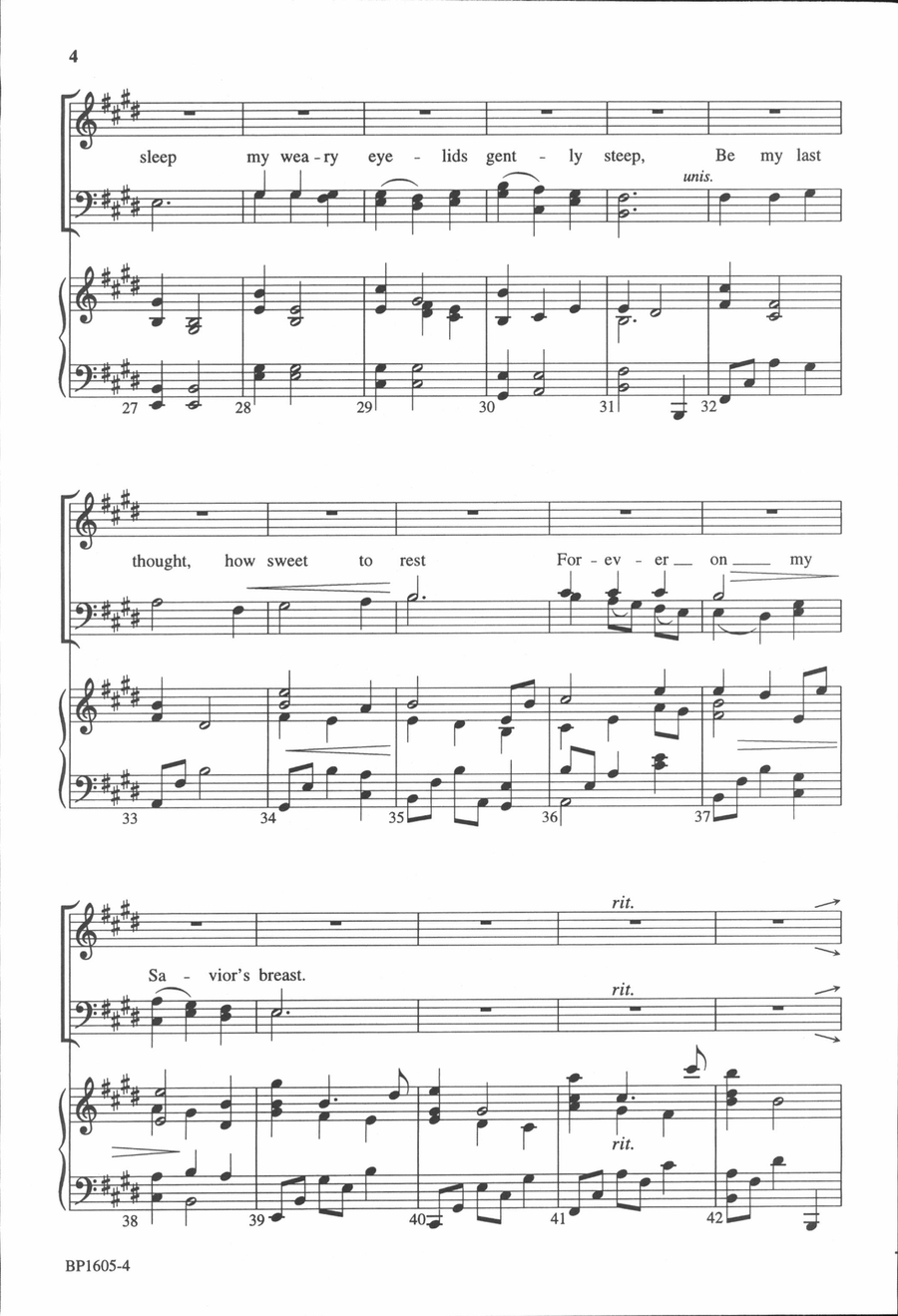 Sun of My Soul - Forrest Sun of My Soul - Forrest 4-Part scores gallery preview page 4