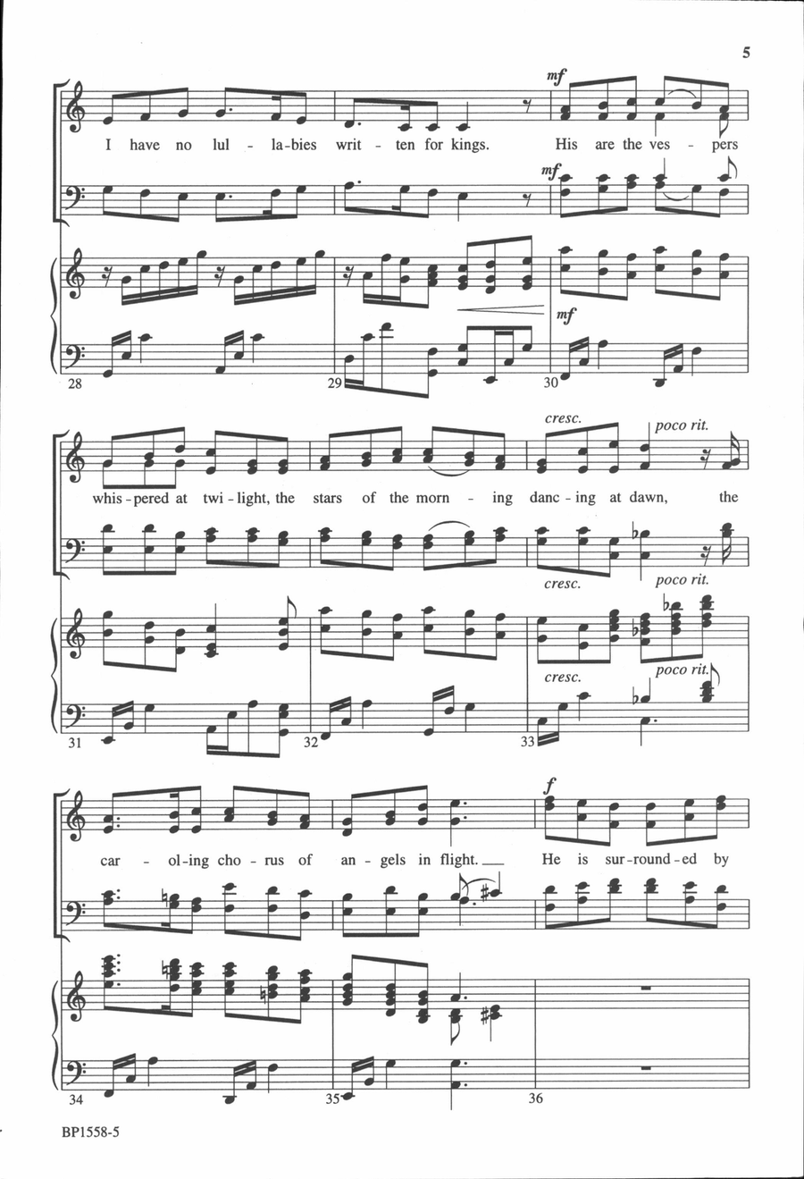 The Gift - Courtney The Gift - Courtney 4-Part scores gallery preview page 5