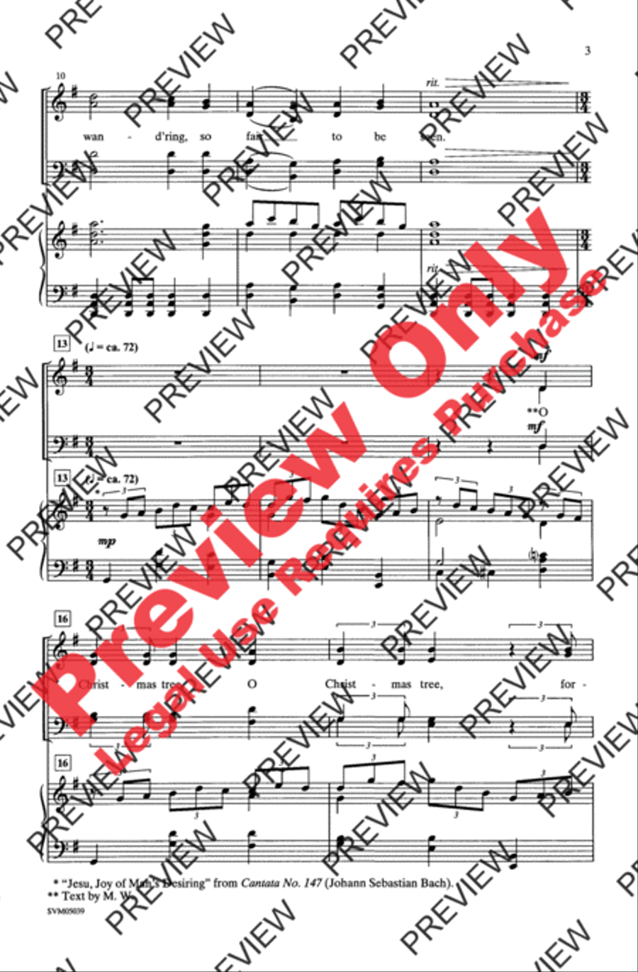 Christmas Goes Baroque Christmas Goes Baroque 4-Part scores gallery preview page 3