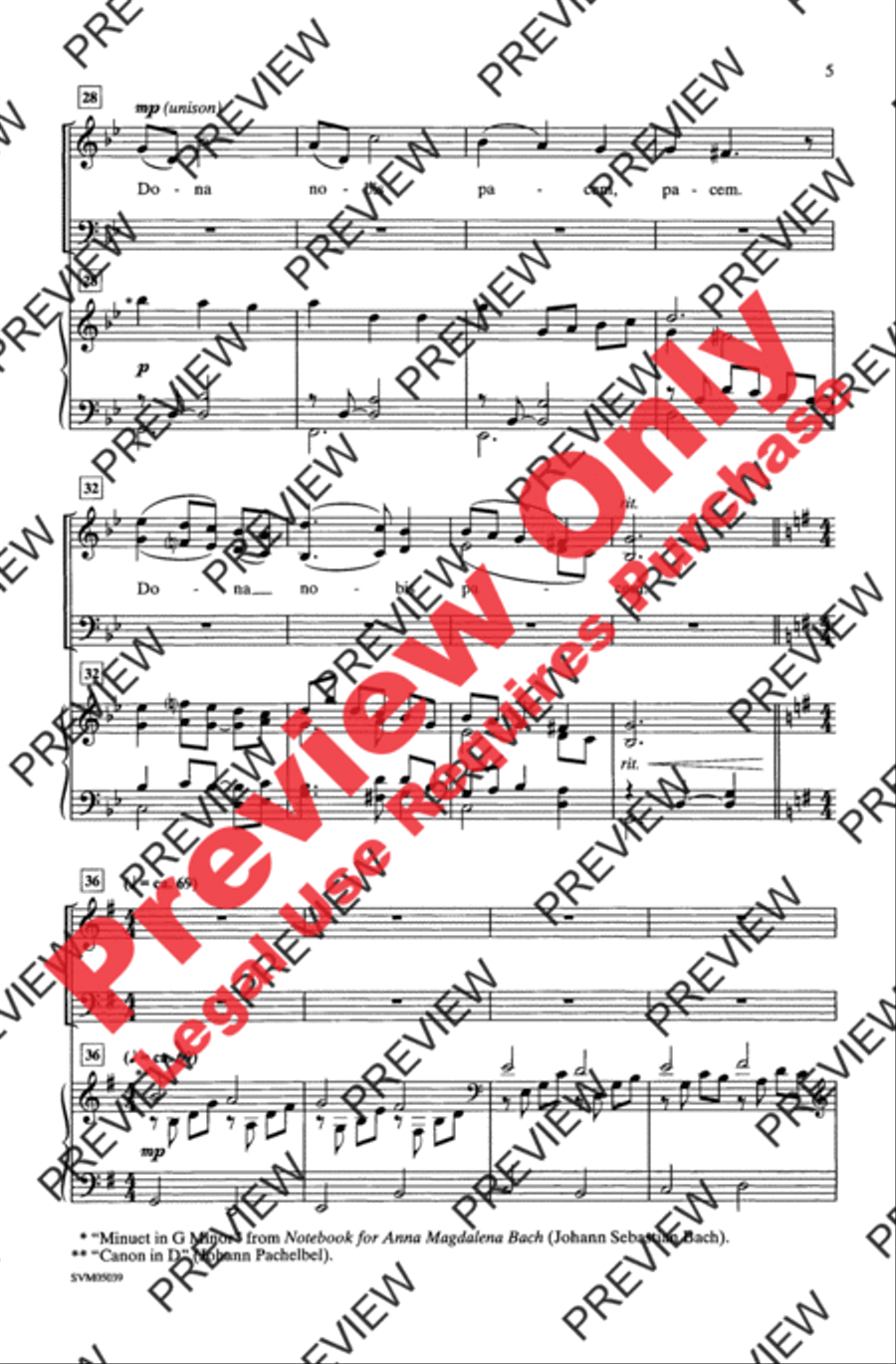 Christmas Goes Baroque Christmas Goes Baroque 4-Part scores gallery preview page 5