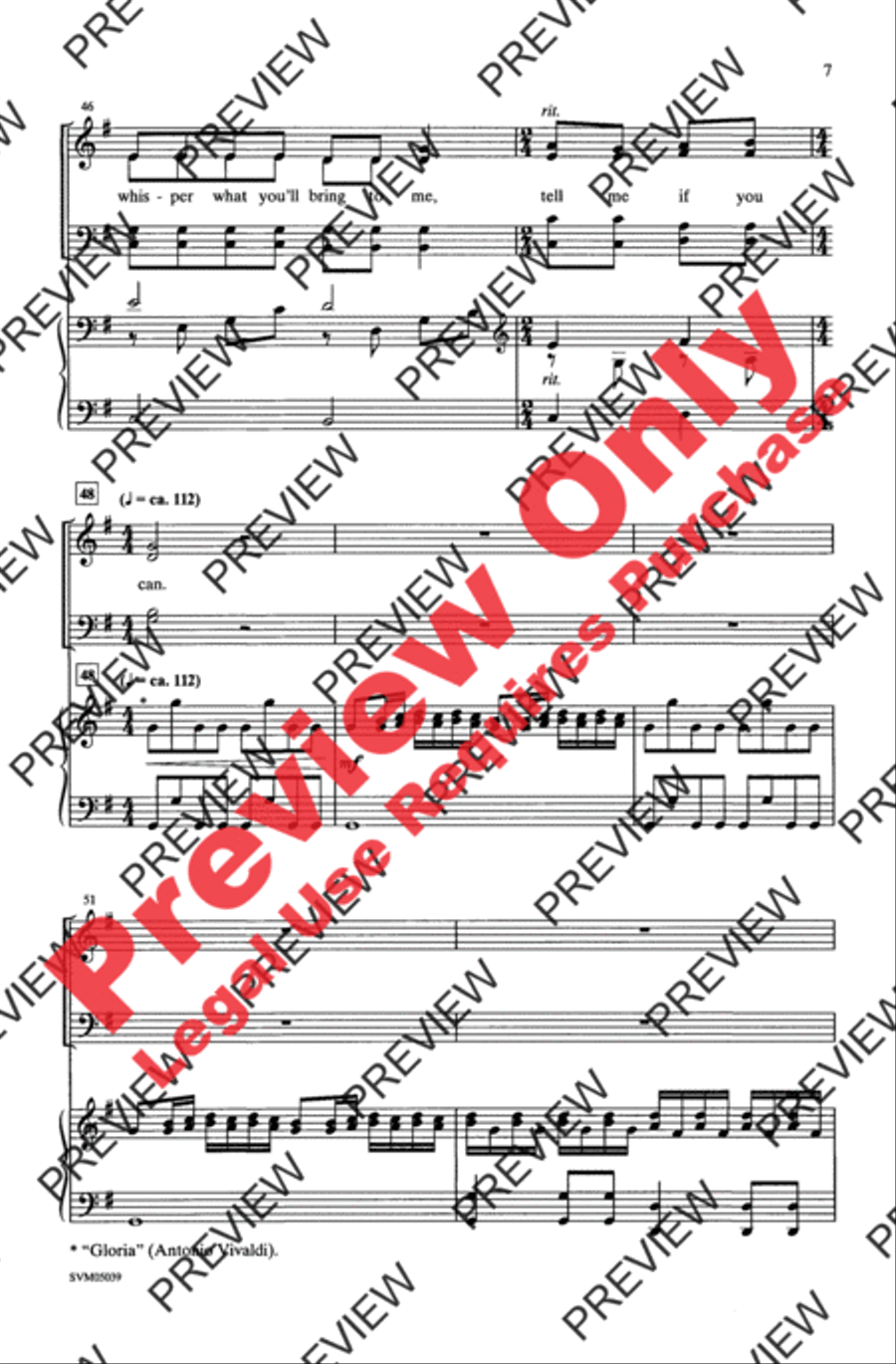 Christmas Goes Baroque Christmas Goes Baroque 4-Part scores gallery preview page 7