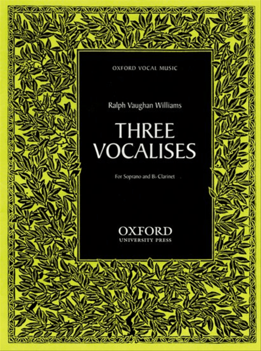 Three Vocalises Soprano Voice scores gallery preview page 1