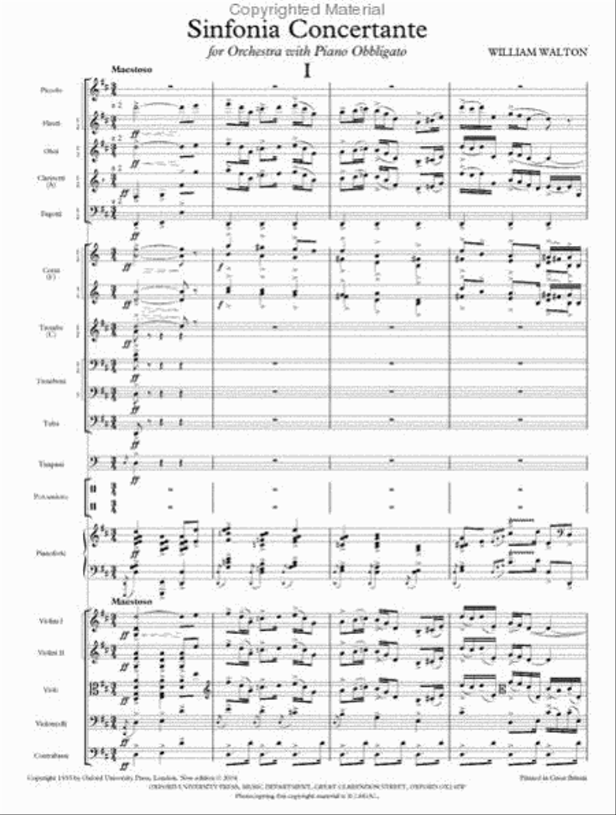 Sinfonia Concertante Orchestra scores gallery preview page 2